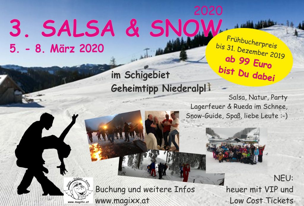 Salsa and Snow 2020 Flyer